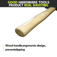 Marteau à griffes en acier à haute teneur en carbone manche en bois bricolage marteau en métal de construction industrielle OEM personnalisable