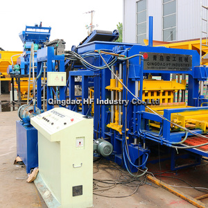 QT6-15 Automatic Hydraulic PLC Controlled Engine Gear Concrete Hollow Block Brick Making Machine Pallet Stacker Block Making Mac - Product Image 6