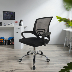 เก้าอี้ตาข่ายสำหรับเล่นเกมดีไซน์ตามหลักสรีรศาสตร์เก้าอี้ยกเฟอร์นิเจอร์แบบหมุนกลางหลังสะดวกสบาย - Product Image 2