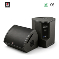 Haut-parleur de scène actif de 15 pouces, haut-parleur de concert extérieur alimenté, haut-parleur coaxial professionnel avec DSP FIR allemand