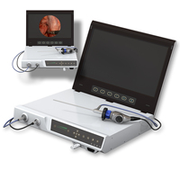 Sistema de Cámara de Endoscopia Médica Portátil IKEDA YKD-9101 Eléctrico 1080P con Componentes de Plástico y Metal, Monitor Integrado de 19 Pulgadas, 80W
