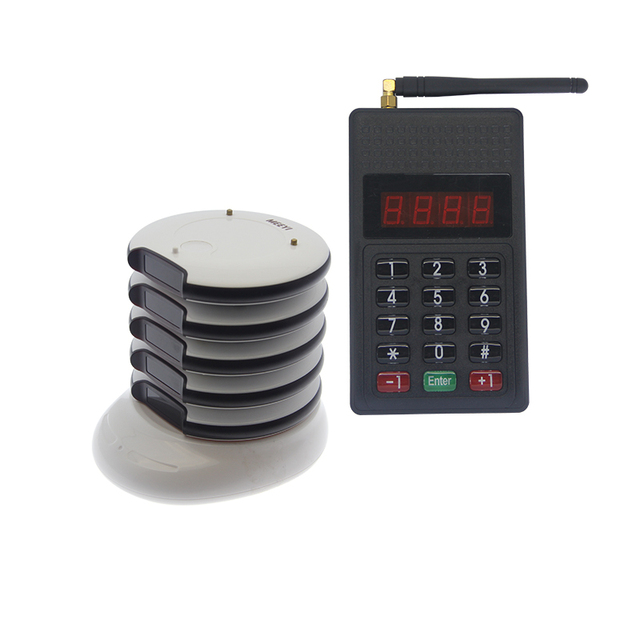 Restaurant Wireless Guest Paging System Service Call Button Call Pager