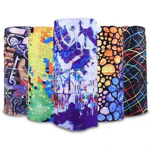 Wholesale 100% Cotton Multifunctional Seamless Tubular Bandanas Headwear <b>Neck</b> <b>Gaiter</b> Face Tube Sports Custom - Product Image 4