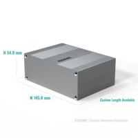 Boîtier d'extrusion en aluminium fendu détachable 145*54mm Boîte de projet personnalisée pour appareils IoT et systèmes de contrôle