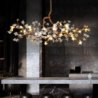 Lustres et lampes suspendues pour la maison de luxe design branches lustres table à manger fleur suspension lampes suspendues