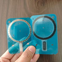 Stiker Magnet Cincin Magsafe untuk iPhone 17, Casing Magnetik Perekat Kuat, Neodymium Bulat, Kompatibel dengan MagSafe, Aksesoris Ponsel