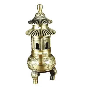 Torre de bronze Ding no fogão, coleção de suprimentos de incenso para casa, pagode de incenso, presente criativo para exibição, venderá presentes