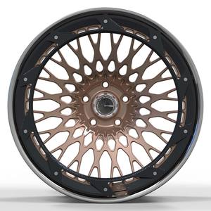 ล้อฟอร์จชิ้นเดียวขนาด 20x9 นิ้ว ผลิตจากคาร์บอนไฟเบอร์คุณภาพสูง ดีไซน์หลายชั้น ขอบล้อ 5x114.3  รับสั่งทำตามสเปค - Product Image 4