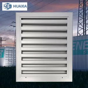 Aluminum alloy external mounted sealed air fan filter vent louvers for Shipping Container vent