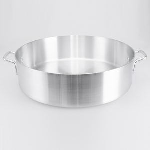Brasero <span class=keywords><strong>de</strong></span> aluminio <span class=keywords><strong>de</strong></span> un solo fondo <span class=keywords><strong>grande</strong></span> <span class=keywords><strong>de</strong></span> alta calidad para freír y sopas, versátil para uso en cocina <span class=keywords><strong>de</strong></span> restaurante y hotel - Product Image 2