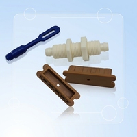 Moulage par injection de plastique ABS, PP et PE avec dimensions personnalisées pour usage industriel et de construction, couleurs personnalisées disponibles