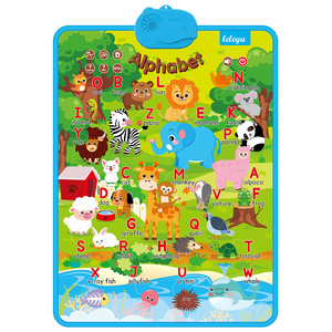 Carteles Educativos con Sonidos de Animales <span class=keywords><strong>en</strong></span> Inglés, Póster de <span class=keywords><strong>Audio</strong></span> para Niños, Juguetes de Aprendizaje del <span class=keywords><strong>Alfabeto</strong></span> - Product Image 4