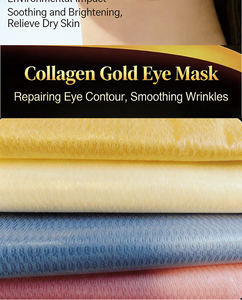 Y247 Maschera Viso Istantanea Lifting 3D al Collagene Dorato Personalizzata OEM, Materiale per Maschera Facciale a Nido d'Ape Dissolubile per Lifting a V - Product Image 4