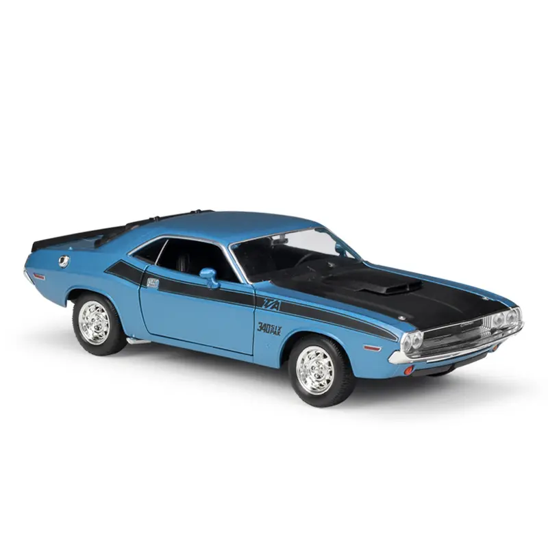 Welly Diecast Car Model Scale 1/24 1970 Dodge Charger T/A Alloy Model car Children's Toy Decoration