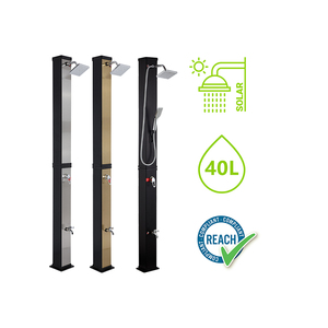 CYEN NOUVEAU Lancement <span class=keywords><strong>Prix</strong></span> Usine <span class=keywords><strong>Douche</strong></span> <span class=keywords><strong>Solaire</strong></span> Extérieure Autonome Carrée Noire Écologique 40L pour Plage, <span class=keywords><strong>Piscine</strong></span> et Jardin - Product Image 6