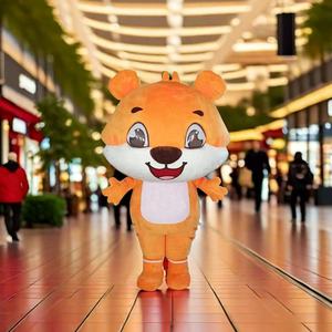 Costume de Mascotte en Peluche Personnalisé pour Adultes Thème Forêt Animaux de Dessin Animé Shengchi (<span class=keywords><strong>Écureuil</strong></span>, Raton Laveur, <span class=keywords><strong>Renard</strong></span>, Loup, Hérisson) Vente en Gros - Product Image 3