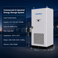 Armoire de stockage d'énergie industrielle à refroidissement liquide VoltaNest, système de stockage d'énergie à batterie LiFePO4 pour la gestion de l'énergie en usine