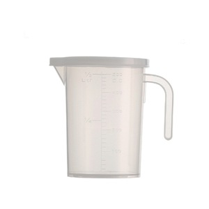 Tasse à mesurer L-Beans 1000 ml avec couvercle, échelle graduée transparente, équipement de cuisine pour la pâtisserie et le thé au lait - Product Image 5