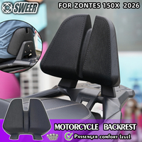Appuie-dos arrière pour moto ZONTES 150X - Offre un soutien lombaire pour le siège passager - Pièce de modification