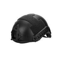 Équipement de protection tactique de type imperforé Casque tactique rapide MH avec verre