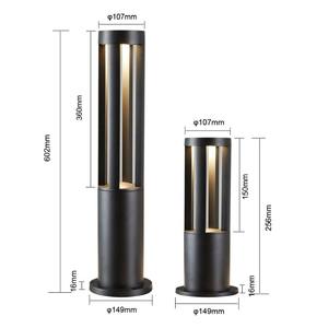 Lámpara de Jardín de Metal Corten Oxidado, Impermeable, LED, Estilo Art Deco, Acabado Natural, para Uso en Interiores/Exteriores - Product Image 5