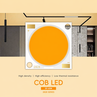 Meilleur prix pour éclairage LED d'intérieur, downlight, éclairage sur rail, série 90V 2828, 30W 50W 100W, 2700K 3000K 4000K 5000K 6500K, puce LED COB carrée