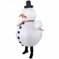 Costume gonflable Olaf le bonhomme de neige de Noël, mascotte pour événements, spectacles, location commerciale
