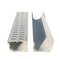 Canal de drainage en forme de U BMC 400*400*1000 EN1433 pour route industrielle de parking