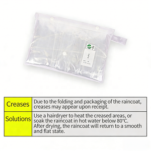 Impermeabile Trasparente in EVA Rinforzato con Copertura per Zaino e Doppie Tasche, Cappotto Antipioggia Lungo con Cappuccio per Adulti, per Eventi all'Aperto e Viaggi - Product Image 5