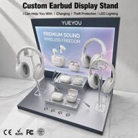 Support d'affichage pour casques audio OEM ODM, support d'affichage personnalisé pour écouteurs pour l'affichage en magasin, support pour casques audio