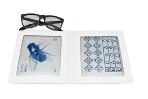 Prueba de visión de mosca estéreo para Evaluación de Estereopsis bruta y tabla de detección de visión de equipo óptico de percepción de profundidad fina - Product Image 3