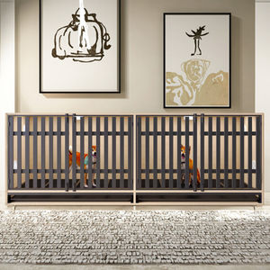 Большие уличные вольеры для собак из экологически чистой древесины, идеально подходят для гостиниц для животных, коммерческих питомников и безопасного домашнего содержания. - Product Image 4