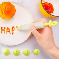 DIY Umweltfreundliches Silikon-Kuchendekorations-Set mit 8-teiligem Backstift und Cupcake-Formen