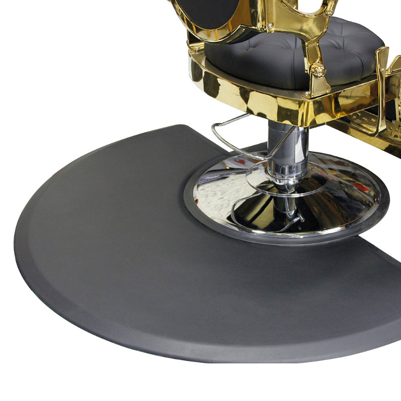 Напольный коврик для парикмахерской парикмахерский черный силиконовый коврик для парикмахерской с функцией защиты от усталости для парикмахера