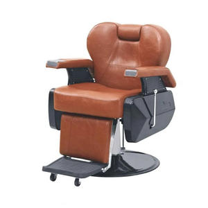 Silla de peluquero con bomba hidráulica reclinable clásica y barata, silla de peluquería moderna con elevador para peluquería - Product Image 6