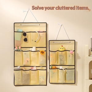 Organizador de zapatillas para colgar en la puerta, de 5 capas, de tela no tejida, con múltiples compartimentos, para uso doméstico, transfronterizo - Product Image 3