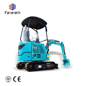 YAWEH yeni teknoloji hafriyat makineleri 1t 1.7t 2 Ton kazıcı küçük Bagger kompakt hidrolik paletli ekskavatör mikro - Product Image 2