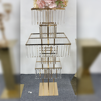 Arche de fond en métal pour décoration de scène de mariage avec porte ouvrante