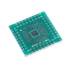 QFP32/40/48/56/64 Adapter <b>Board</b> SMD to Direct Plug DIP 0.5/0.8mm Pitch IC Test <b>Board</b> - Product Image 1