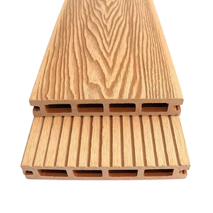 Hiện đại ngoài trời không thấm nước chống trượt thân thiện với môi WPC <span class=keywords><strong>decking</strong></span> thiết kế gỗ composite vườn ruộng bậc thang trang trí chải - Product Image 3