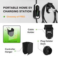 Chargeur EV portable Zencar 16A 32A 40A Type 2 Type 1 GBT NACS EVSE, station de charge TUV, chargeur de voiture électrique pour la charge à domicile