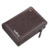 Dompet Pendek Pria Terbaru 2026, Terlaris, Bahan Kulit PU, Dompet Resleting, Tas Koin Mini Fashion Terbaru, Desain Bermerek, Tempat Kartu