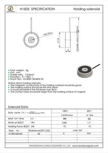 Dc 6v <span class=keywords><strong>12v</strong></span> <span class=keywords><strong>12v</strong></span> <span class=keywords><strong>12v</strong></span> קטן 0.5 ק "ג/5n מיני שטוח מחזיק מגנט אלקטרו - Product Image 6