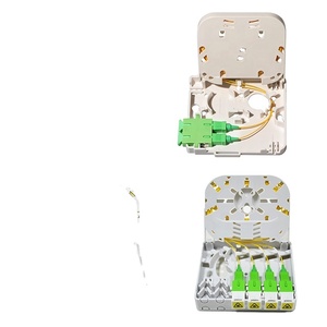 ABS nhựa 86 loại tường ổ cắm faceplate 2 lõi ổ cắm sợi quang thiết bị đầu cuối hộp FTTH Mini sợi quang phân phối hộp - Product Image 5