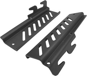 Soporte de conversión de gancho a placa para fijar a la cabecera y al pie de cama, adaptador de placa de gancho ajustable para riel de cama - Product Image 1