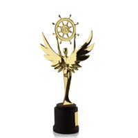 Nouveau trophée de la Statue de l'ange doré Offre Spéciale, trophée de danse, artisanat en métal pour cadeau Souvenir