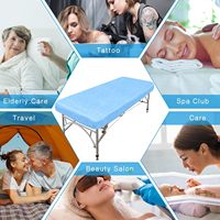 30 draps jetables ajustés pour spa, 39x87 pouces, imperméables, résistants à l'huile, non tissés, pour salon de massage, clinique