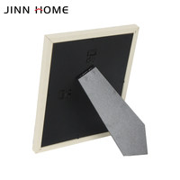 Cadre photo créatif en bois Jinn Home 4x6 5x7 6x8 avec bord large, pour décoration et support de table