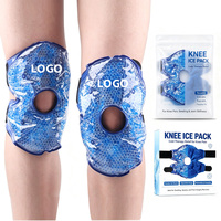 Compresse de gel personnalisée pour soulager la douleur au genou, thérapie par le froid, apaise la douleur après une prothèse de genou, l'arthrite et les gonflements