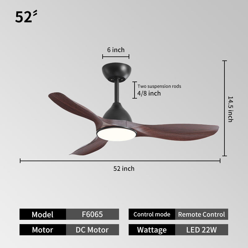 52INCH-Black+ Walnut